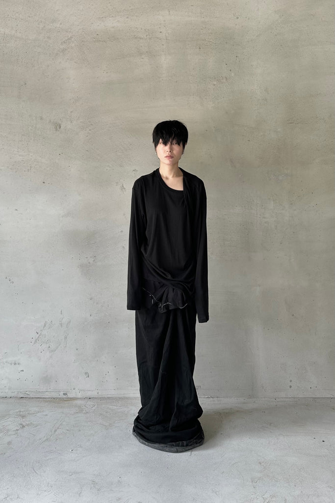 Long Sleeve Tee #BLACK Ref.1424 – oversizeunisex