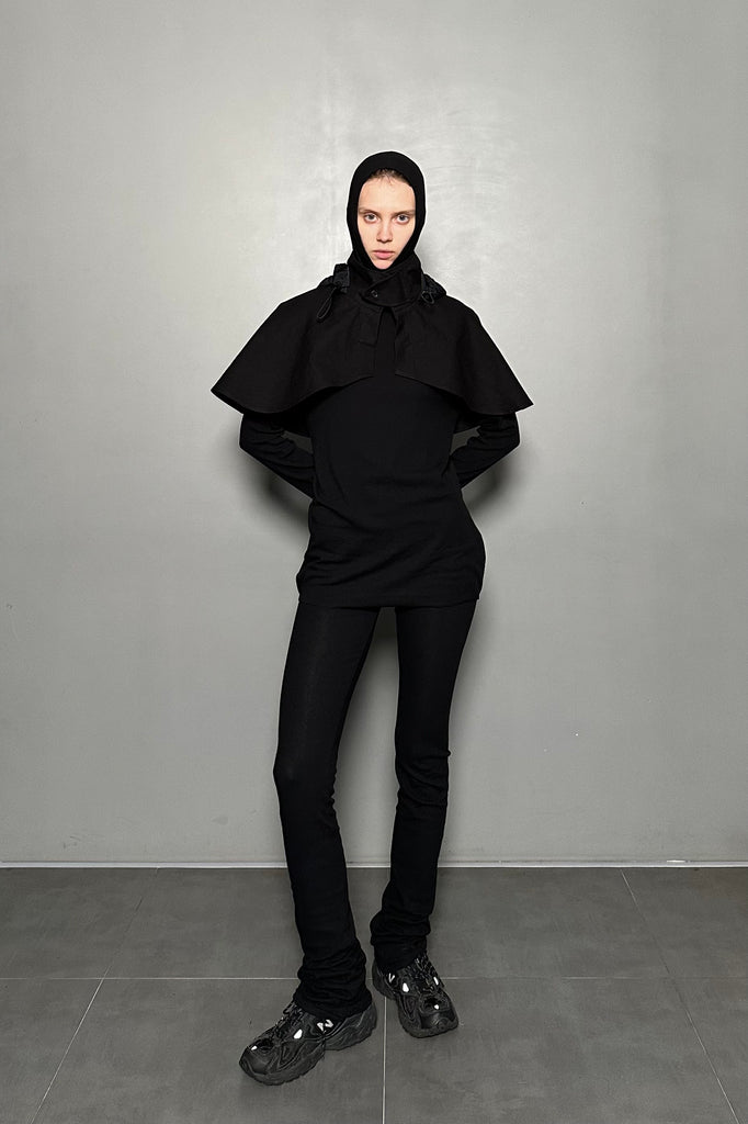 SS25 UNISEX AMU LONG PANTS #BLACK