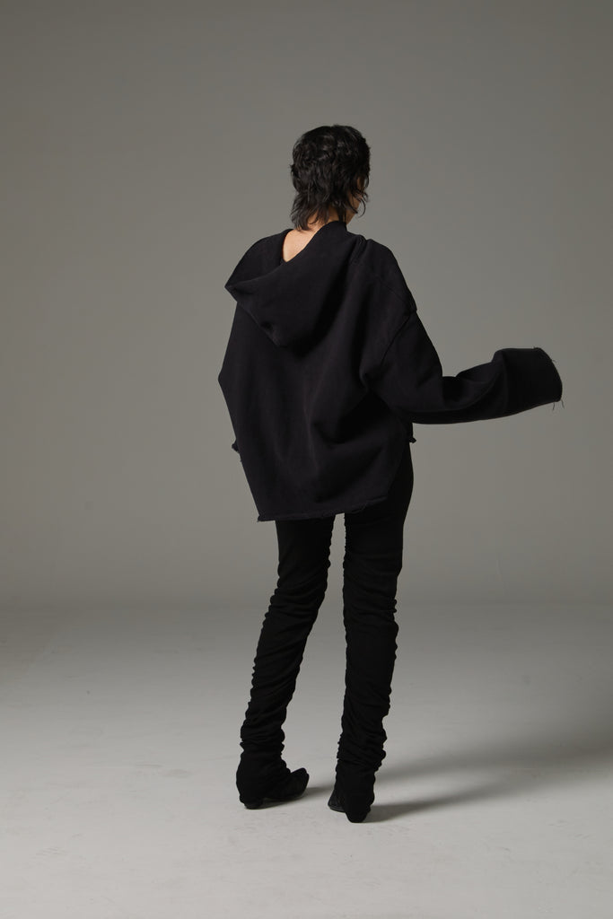 FW25 AMU UNISEX. Extra-Long Leggings Pants #BLACK