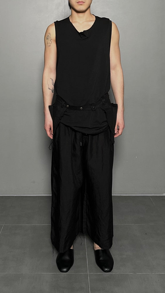 SS25 AMU Unisex Sleeveless Top #BLACK