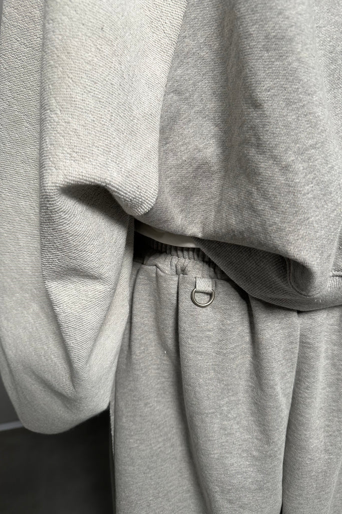 FW24 UNISEX AMU OVERSIZED ZIP HOODIE JACKET #GRAY