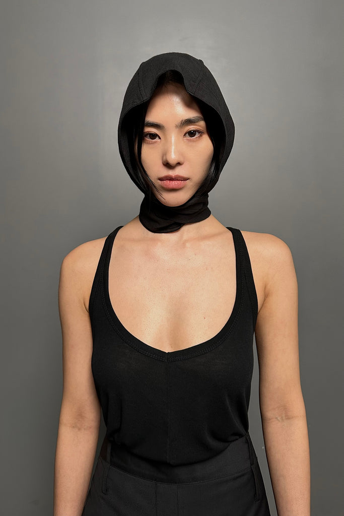 SS24 AMU TRANSFORMABLE SLEEVELESS #BLACK