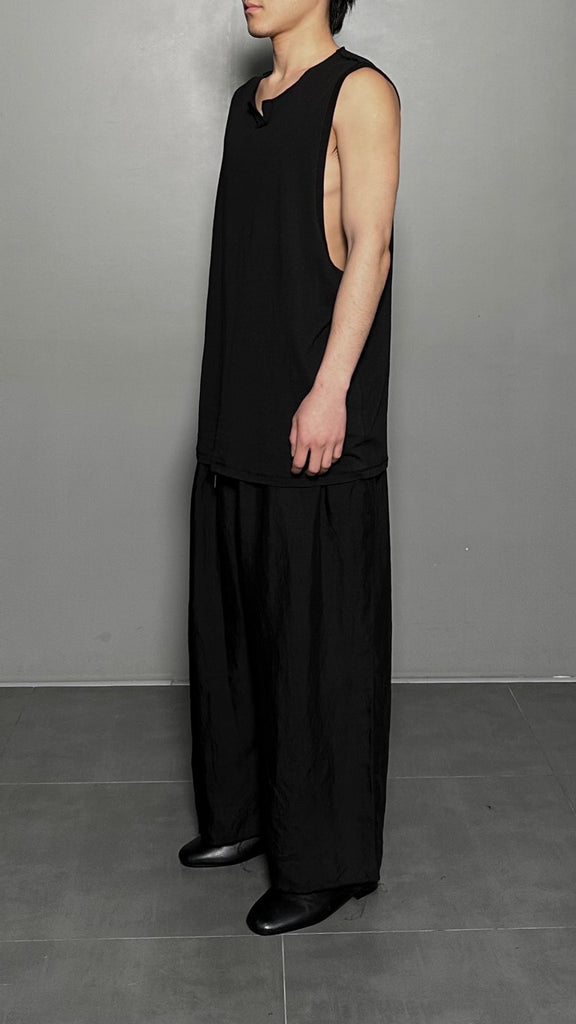 SS25 AMU Unisex Sleeveless Top #BLACK