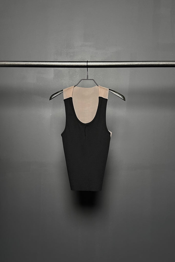 SS25 AMU Silhouette Sleeveless Top #BLACK [Pre-Order 20% OFF until 05/09]