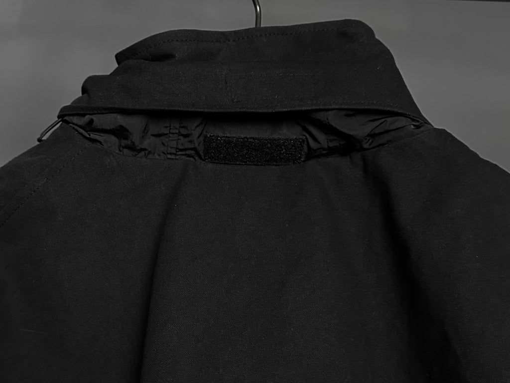 SS25 UNISEX AMU HOODIE CAPE #BLACK