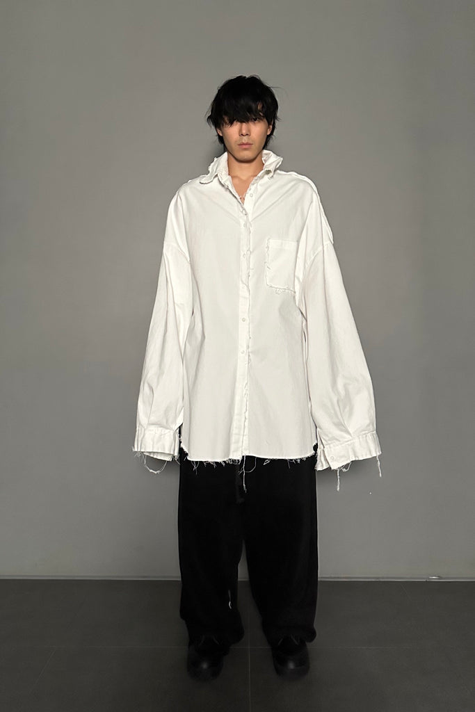 FW24 UNISEX AMU OVERSIZED SHIRT #BLACK