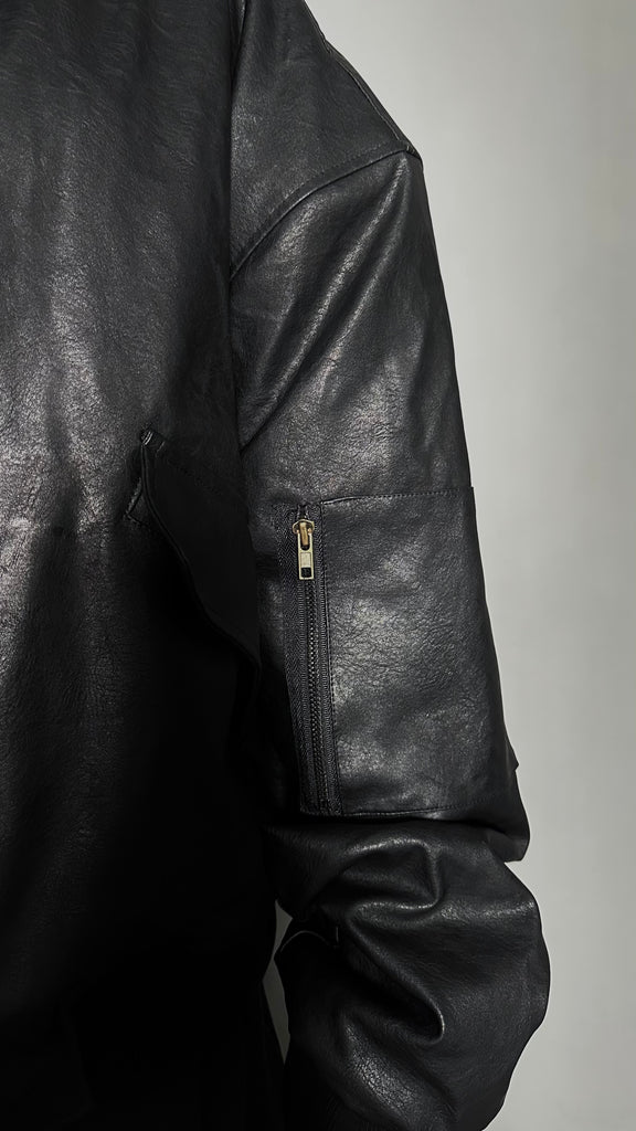 FW25 AMU Unisex. Oversized Padded Jacket #BLACK