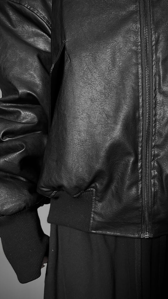FW25 AMU Unisex. Oversized Padded Jacket #BLACK
