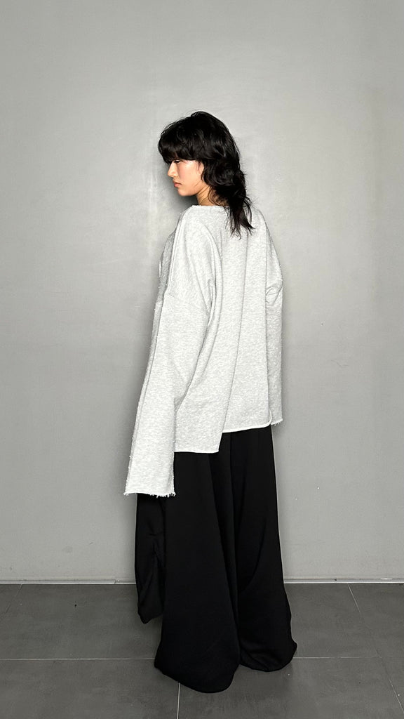 FW25 AMU Unisex. Oversized Pocket Sweatpants #BLACK