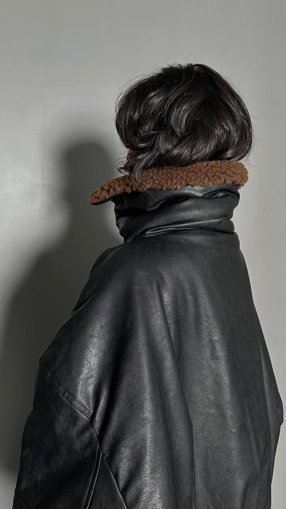 FW25 AMU Unisex. Oversized Padded Jacket #BROWN