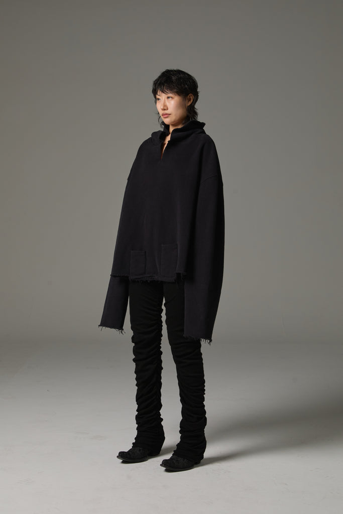 FW25 AMU UNISEX. Extra-Long Leggings Pants #BLACK