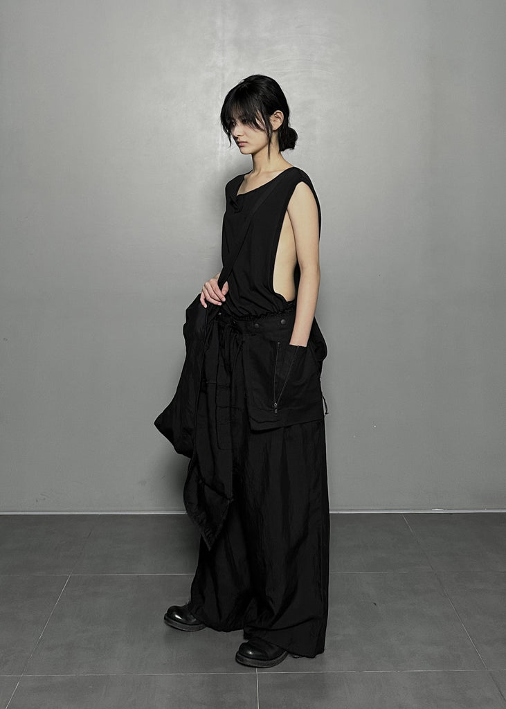 SS25 AMU Unisex Sleeveless Top #BLACK