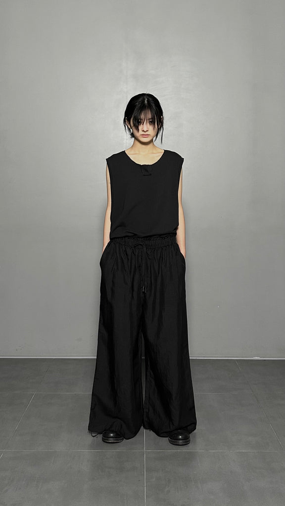 SS25 AMU Unisex Sleeveless Top #BLACK