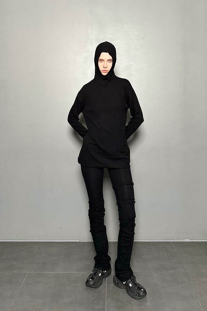 SS25 UNISEX AMU LONG PANTS #BLACK