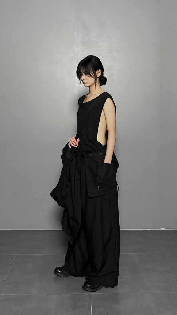 SS25 AMU Unisex Sleeveless Top #BLACK