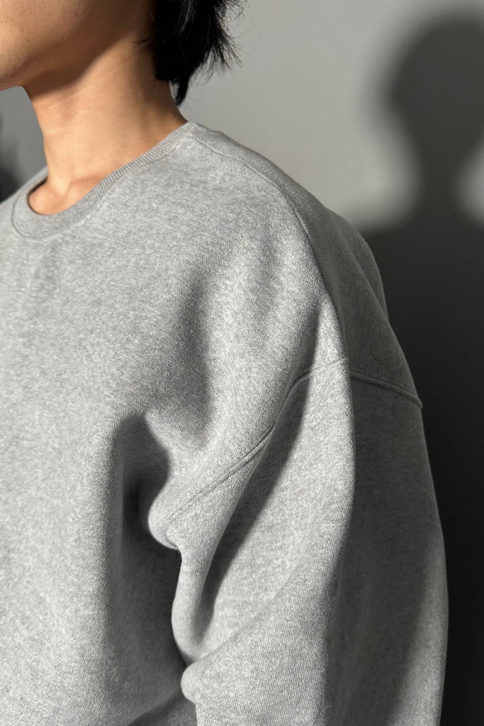 FW24 UNISEX AMU OVERSIZED NAPPED SWEATSHIRT #GRAY