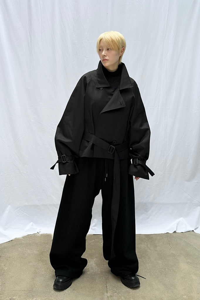 FW23 UNISEX OVERSIZED TRENCH COAT #BEIGE