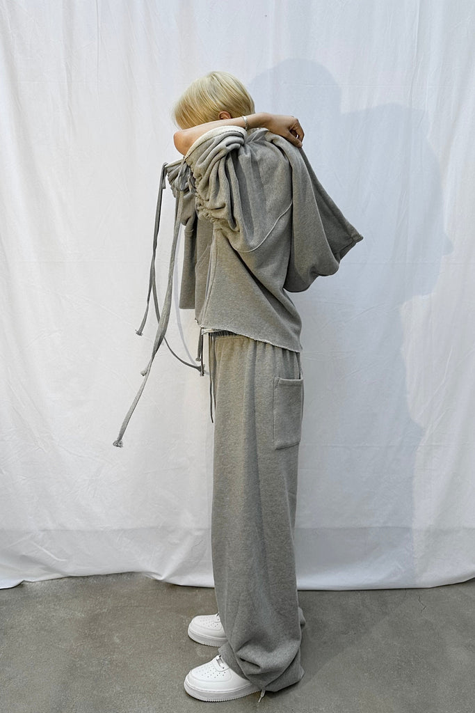 FW23 UNISEX OVERSIZED BIG HOODIE SWEATSHIRT #GRAY
