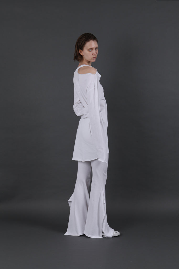 SS24 UNISEX AMU WAVE PANTS #WHITE [sold out]