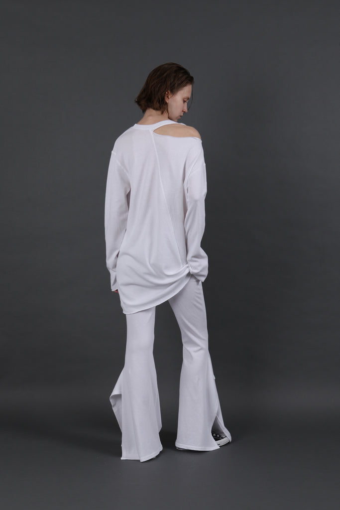 SS24 UNISEX AMU WAVE PANTS #WHITE [sold out]