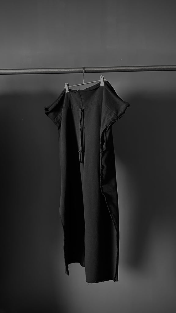 SS25 AMU Unisex. Mega Oversized Cut-Out Sweatpants #GRAY