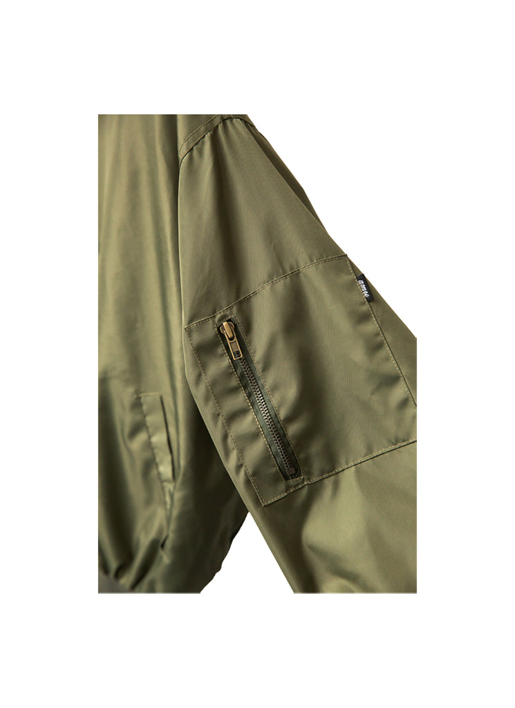 SS23 UNISEX OVERSIZED BOMBER JACKET #KHAKI