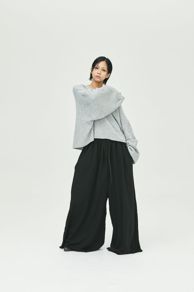 2023 UNISEX KNITTED JUMPER #WHITE [SEASON SALE 50% OFF]