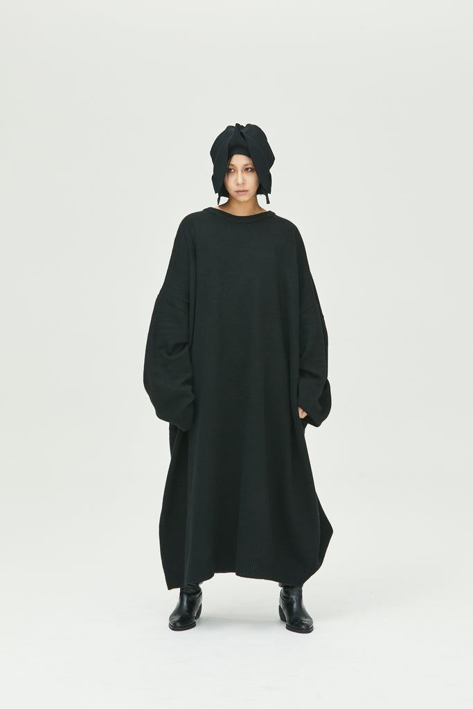 2023 UNISEX KNITTED LONG ONE-PIECE #BROWN [SEASON SALE 50% OFF]
