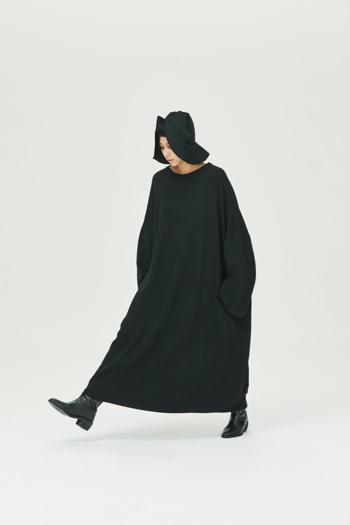 2023 UNISEX KNITTED LONG ONE-PIECE #BROWN [SEASON SALE 50% OFF]
