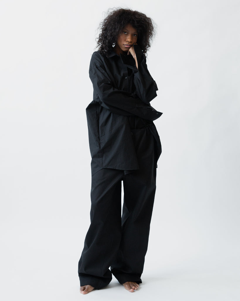 SS23 UNISEX OVERSIZED POCKET SHIRT #WHITE