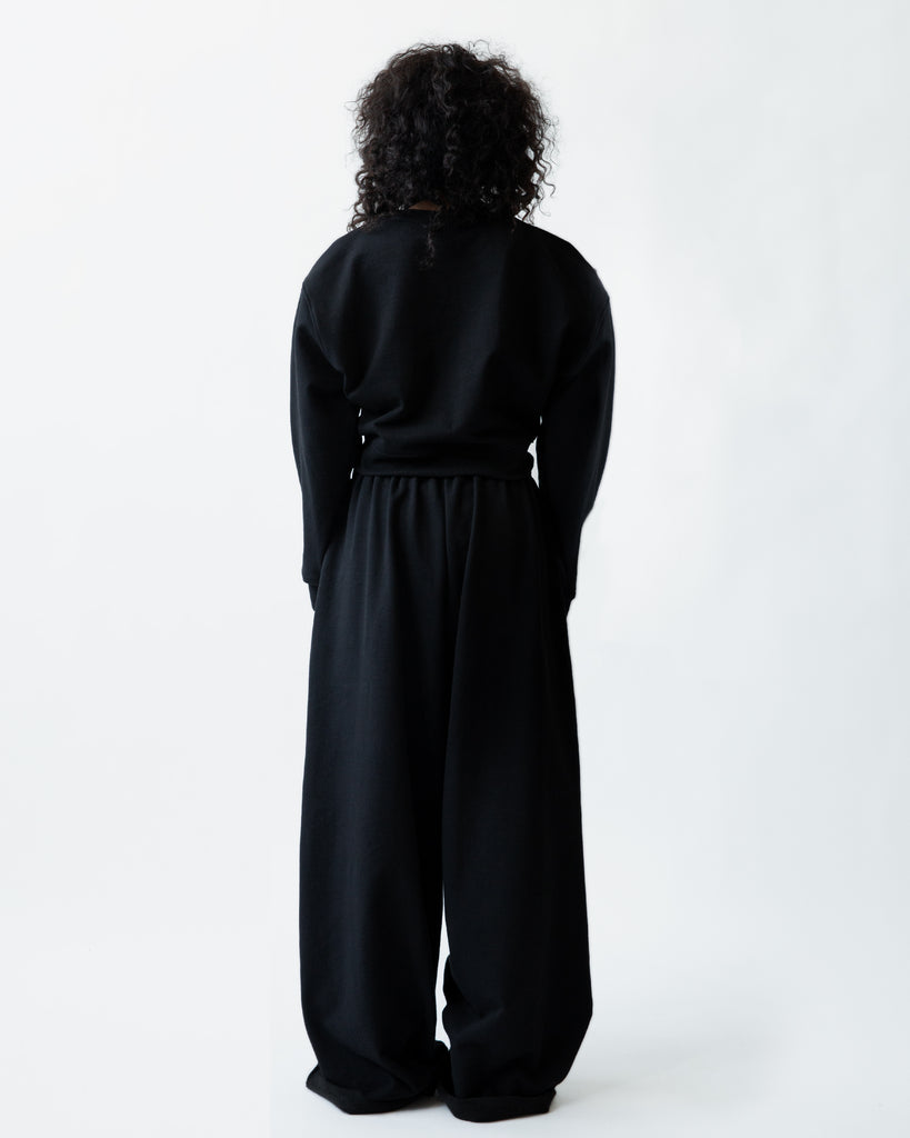 SS23 UNISEX HEAVY WIDE LONG SWEATPANTS #WHITE MELANGE [SEASON SALE 50% OFF]