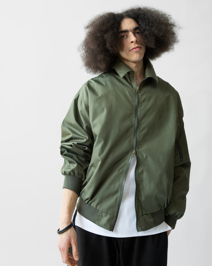 SS23 UNISEX OVERSIZED BOMBER JACKET #KHAKI