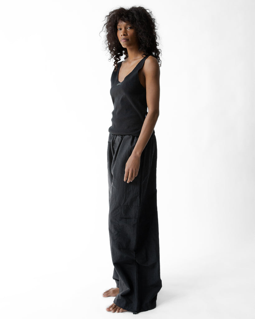 SS23 STITCHED SLEEVELESS #BLACK