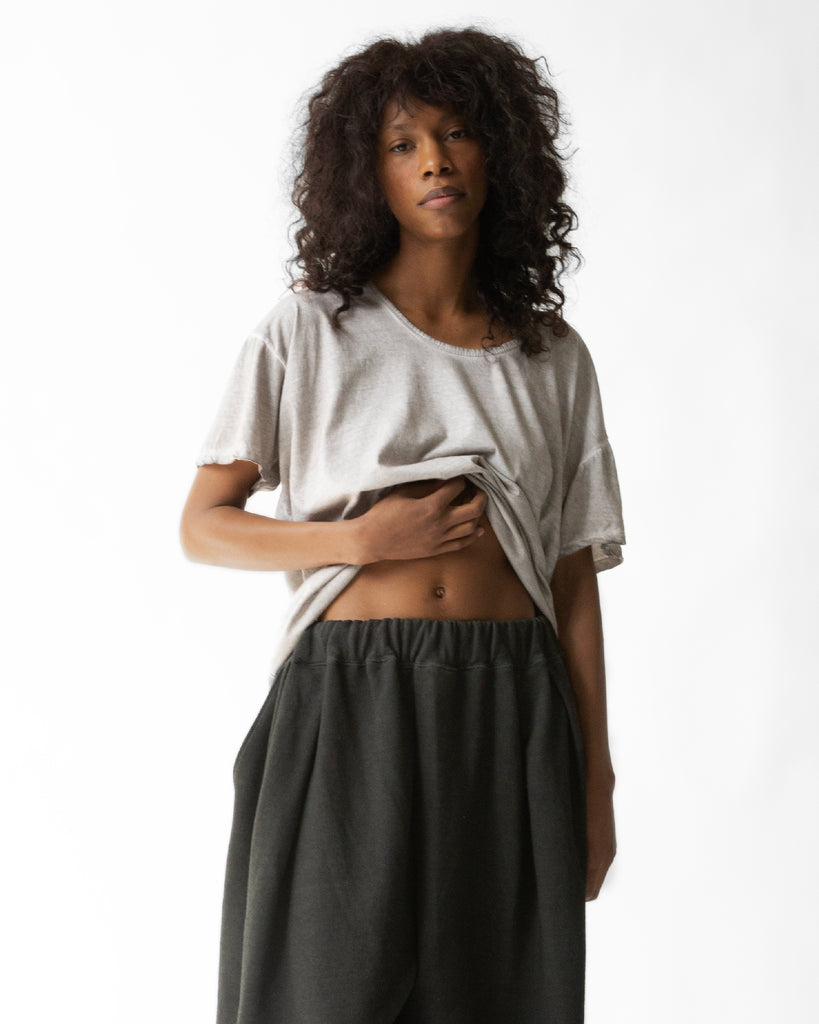 SS23 UNISEX VINTAGE DYED TEE (MEDIUM) #BLACK [SEASON SALE 50% OFF]