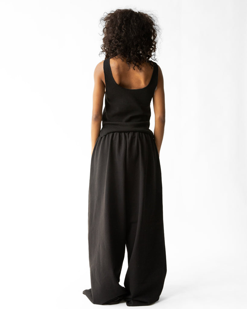 SS23 UNISEX HEAVY WIDE LONG SWEATPANTS #BLACK [SEASON SALE 50% OFF]