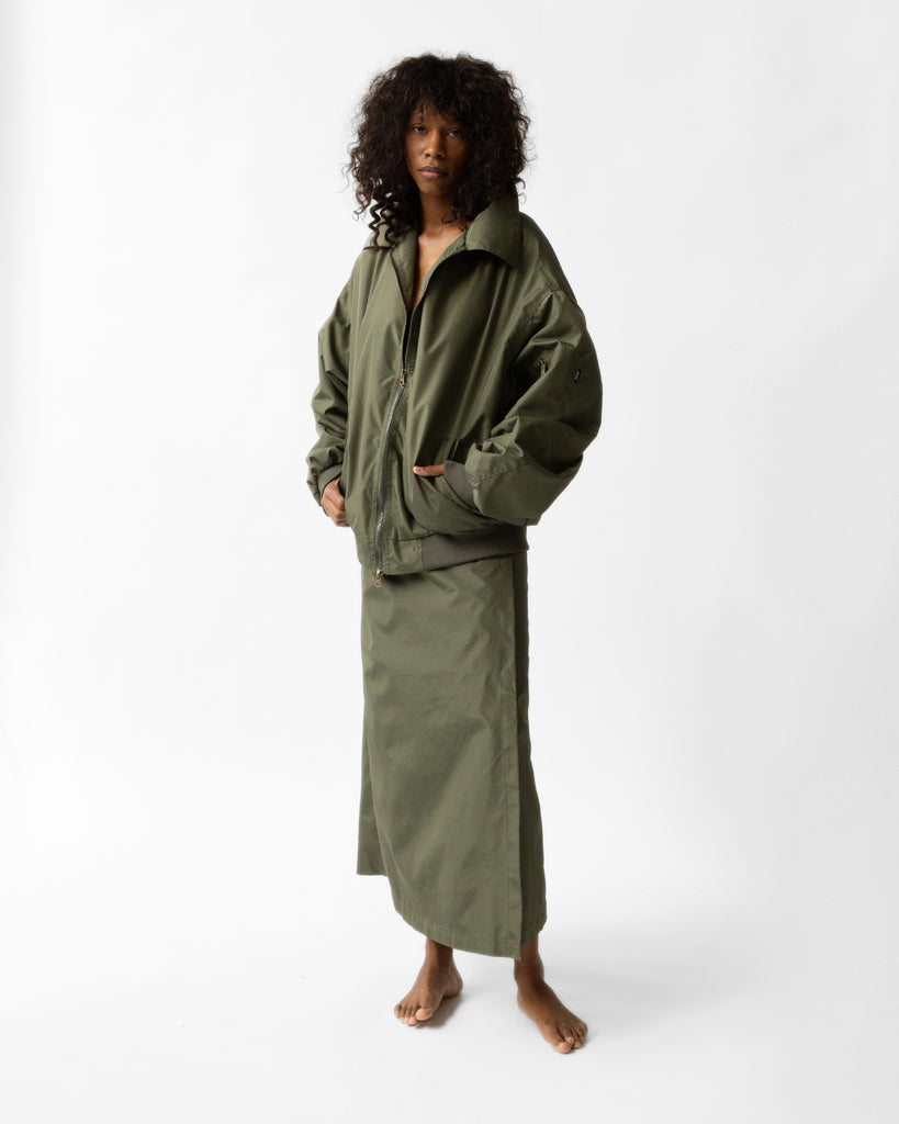 SS23 UNISEX OVERSIZED BOMBER JACKET #KHAKI